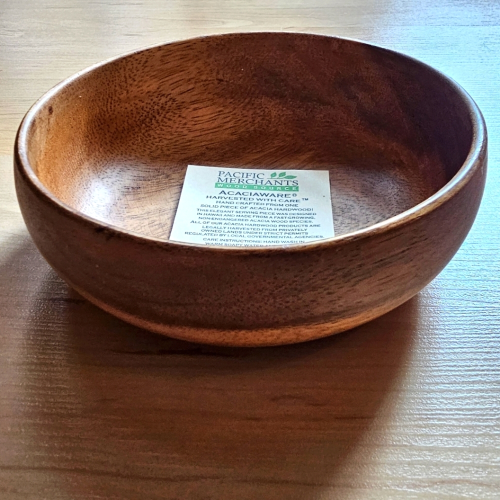 NWT Bowl Pacific Merchants Acaciaware